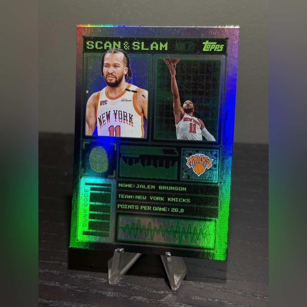 SS-2 Jalen Brunson 2025-26 Topps - Scan and Slam New York Knicks